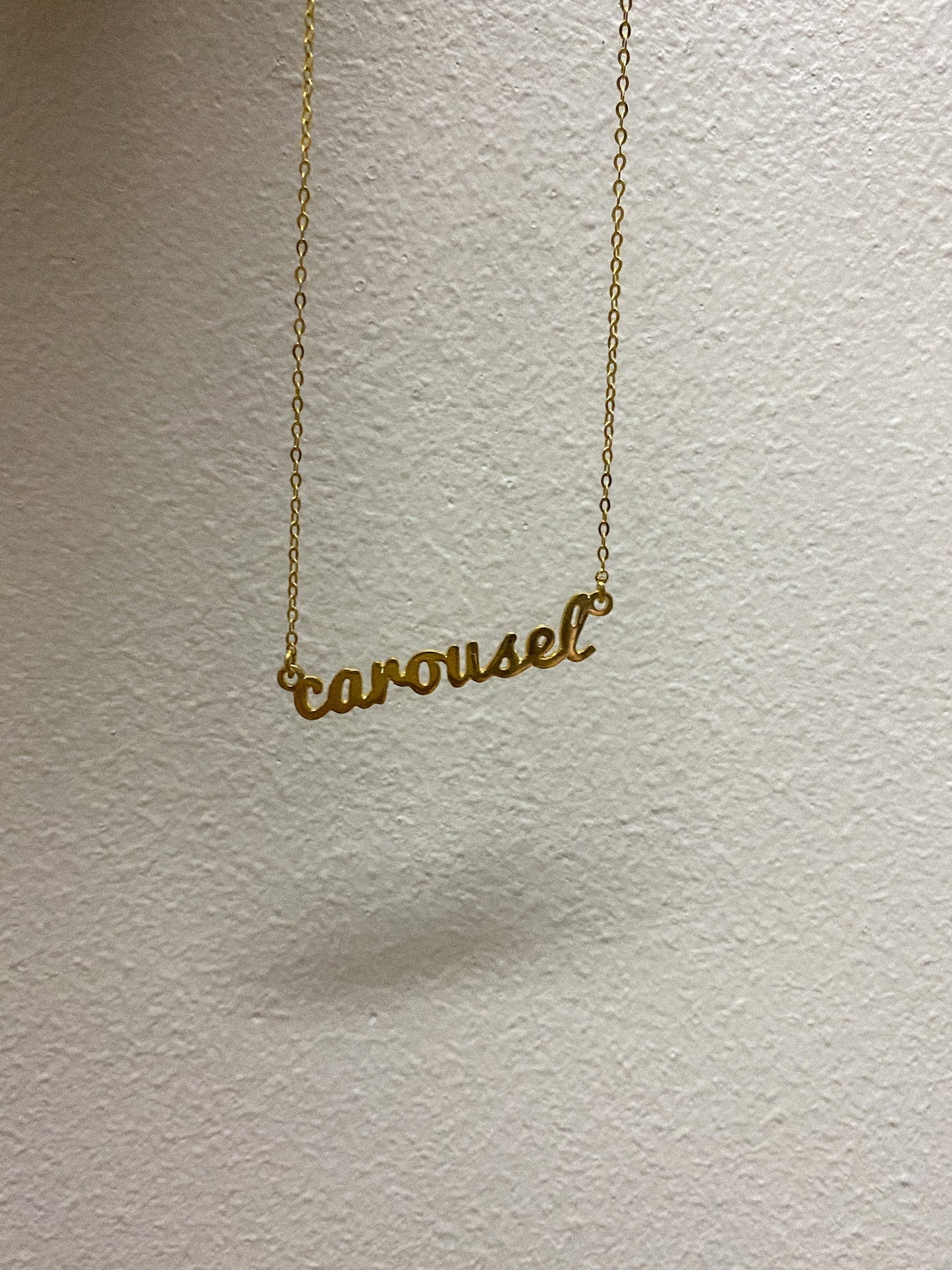18K Gold Personalized Name Necklaces